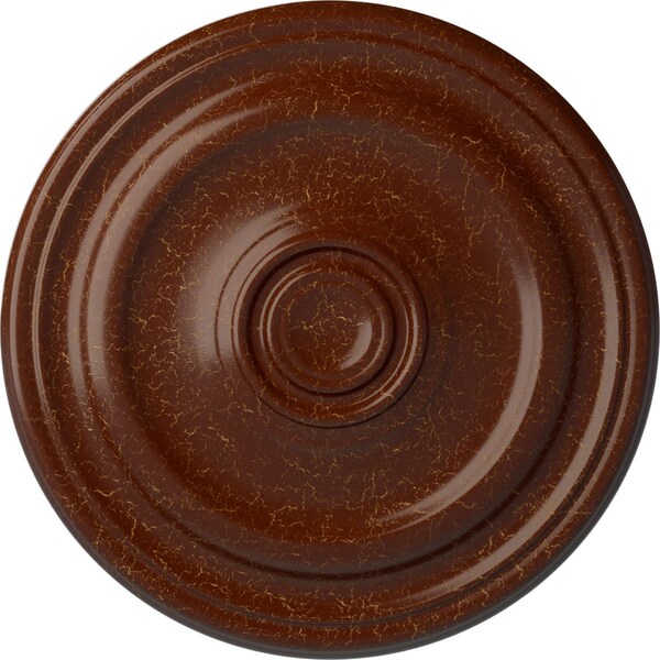 Ekena Millwork Kepler Traditional Medallion (For Canopies up to 3 3/4"), 15 7/8"OD x 1 1/2"P, Burnished Mahogany CM16KPBMC - main